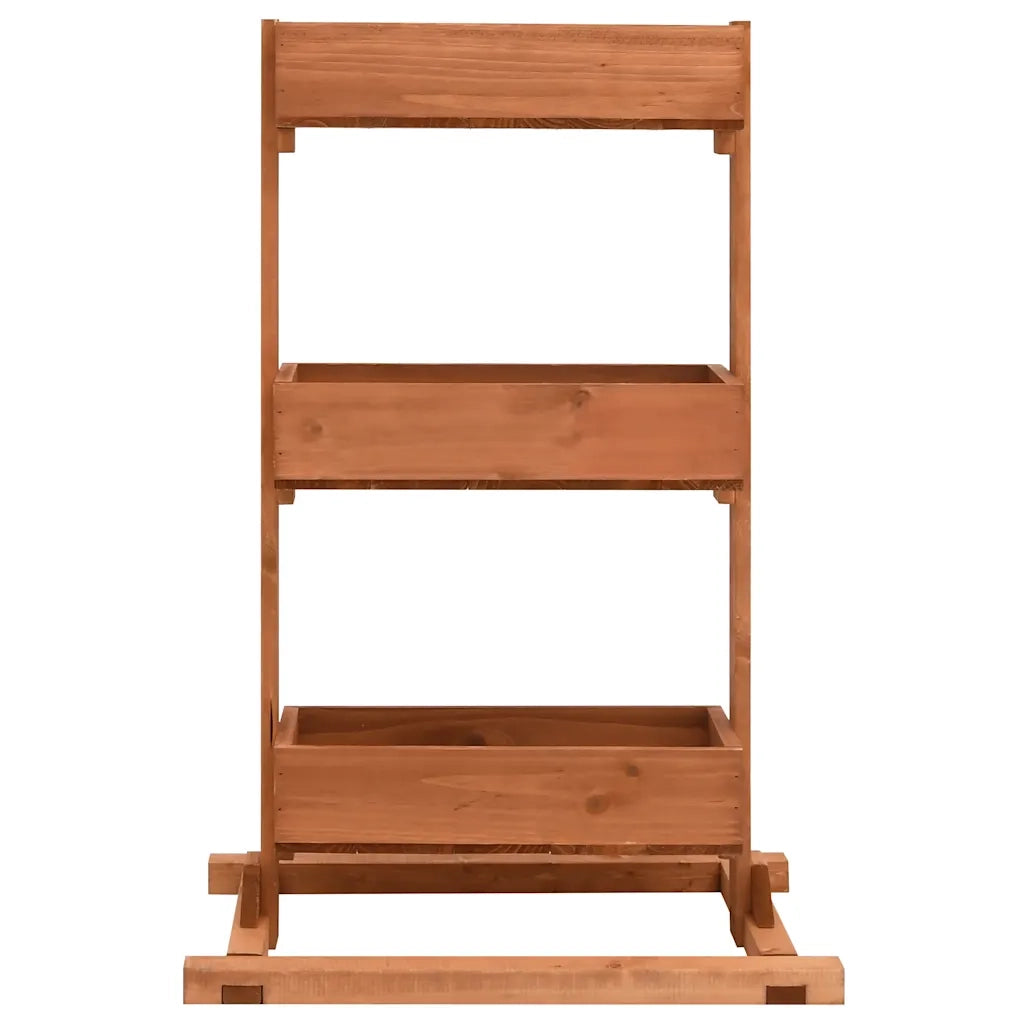 Fioriera-Vaso-Contenitore per Piante 52x30x78 cm in Legno di Abete