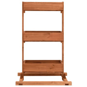 Fioriera-Vaso-Contenitore per Piante 52x30x78 cm in Legno di Abete