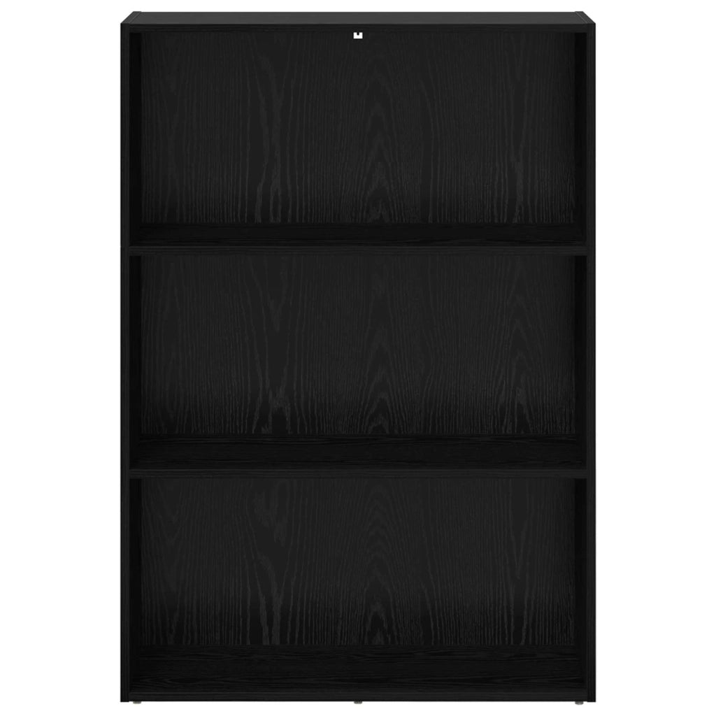 Libreria 80 x 30 x 114 cm Legno ingegnerizzato Rovere Nero 8003717