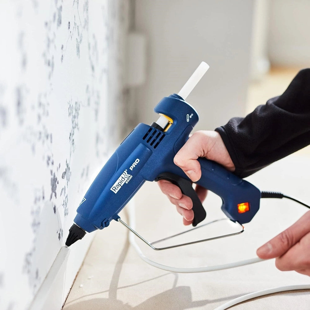 Trade Shop - Pistola Per Colla A Caldo Eg320 Controllo Temperatura Autoregolato A 195°c Ugello Intercambiabile -