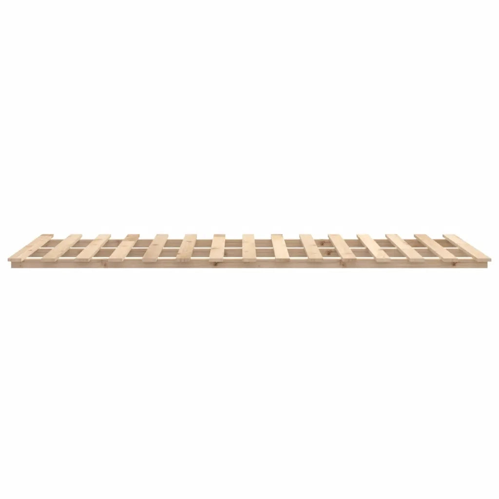 Letto senza Materasso 140x190 cm in Legno Massello di Pino 824603