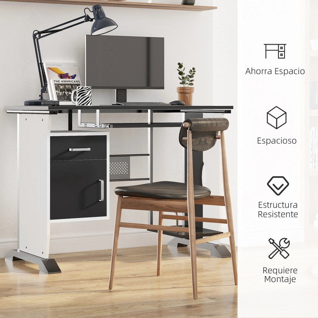 Scrivania per Computer ¨C Xylo ¨C Legno Marrone 100x52x75cm