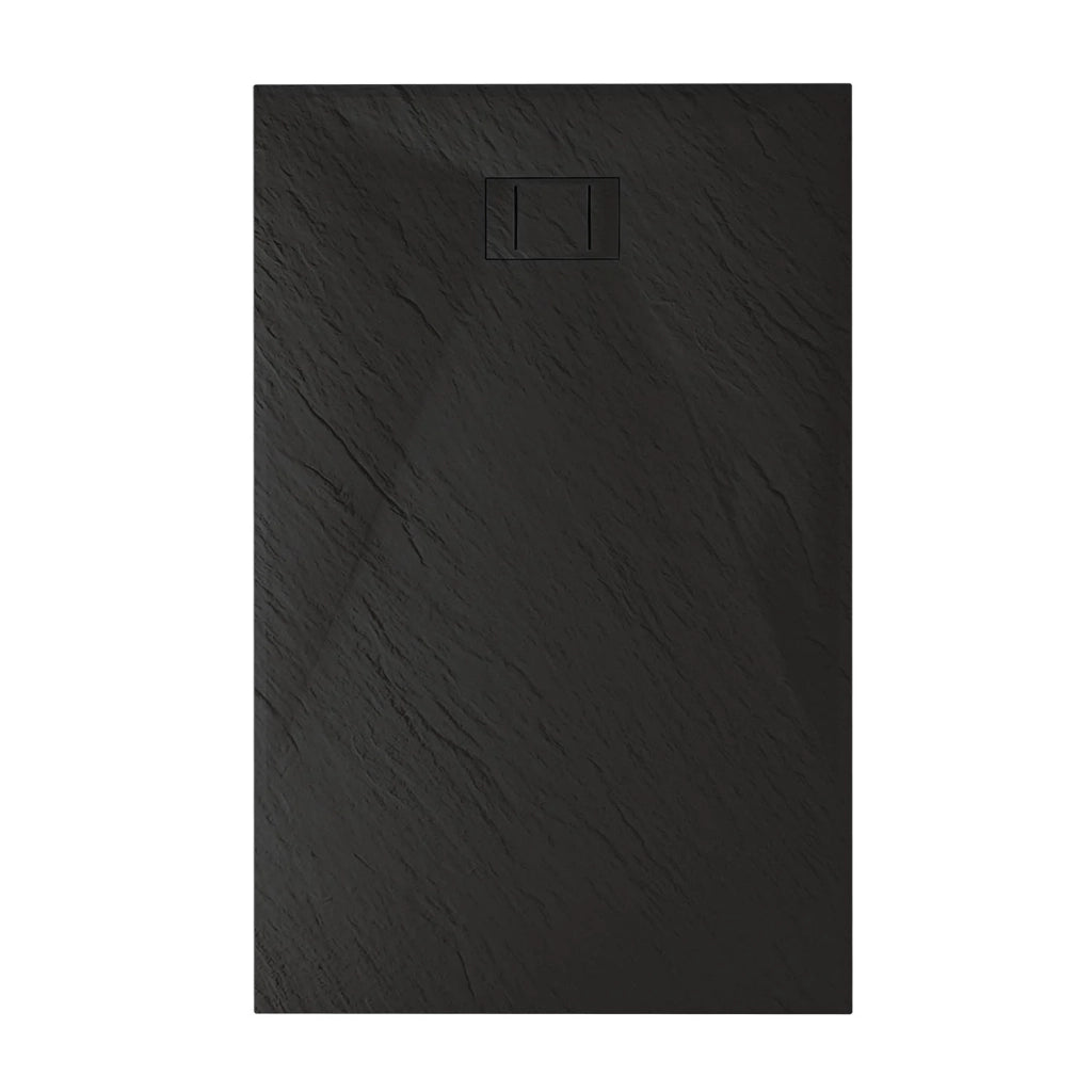 Piatto Doccia 80x150x2 6 CM Rettangolare Antracite Effetto Pietra mod. Blend