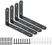 Sostegno per Pannelli Inclinabile - 125 x 75 x 20 mm - Sostegno per Pannelli in Metallo - Sostegno per Pannelli Flessibile - Sostegno per Pannelli per Libreria - Sostegno per Pannelli Duraturo e Resistente ai Colpi