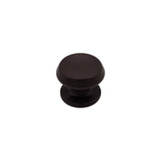 Pomolo fisso per porta SAGUATTI 866/70UAB in alluminio marrone opaco