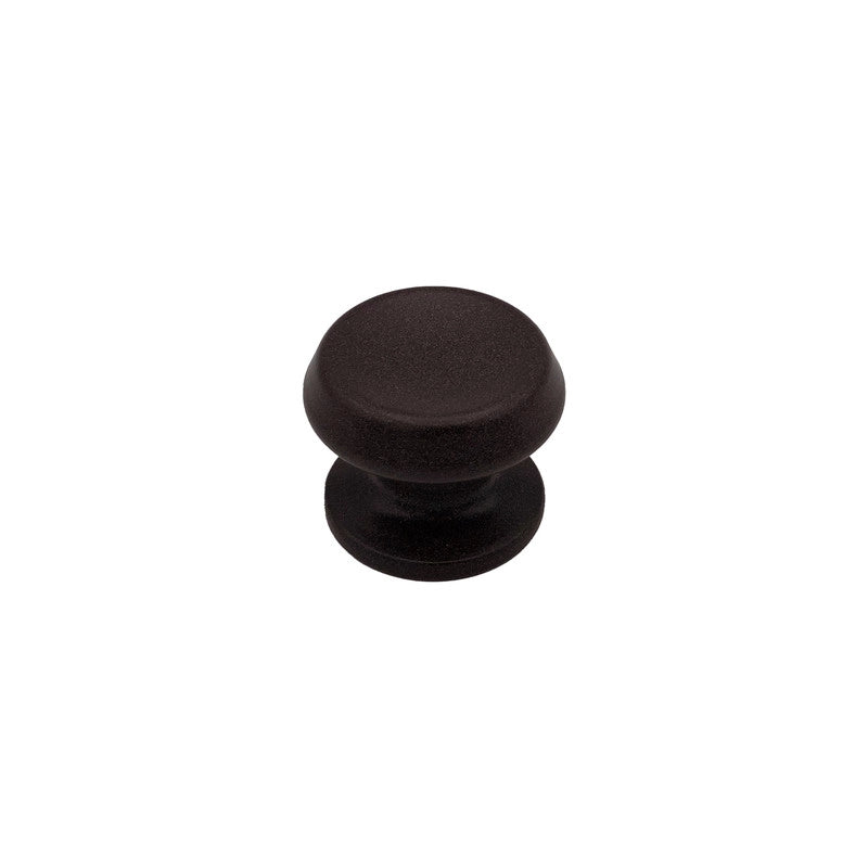 Pomolo fisso per porta SAGUATTI 866/70UAB in alluminio marrone opaco