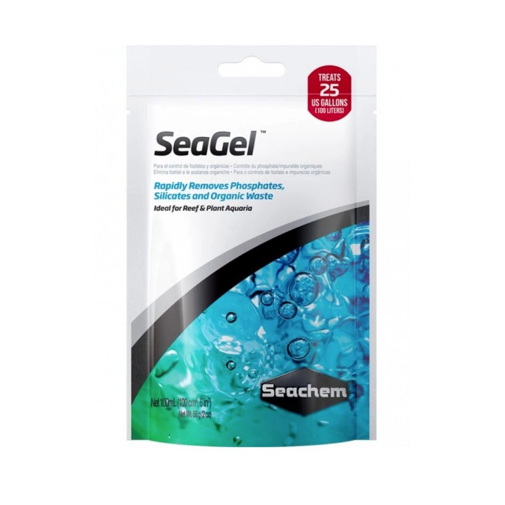 Seachem SeaGel (Elimina fosfati e silicati) per Dolce e Marino Formato: 100 ml