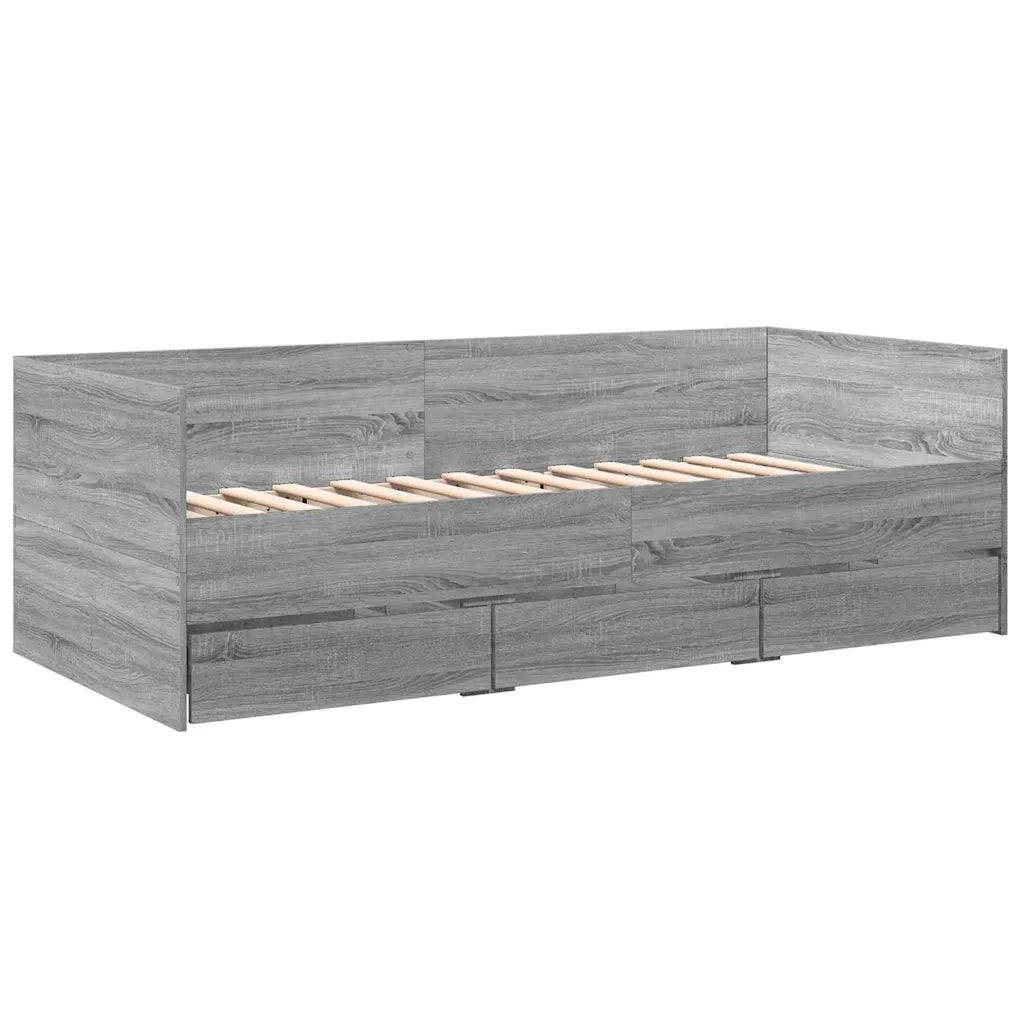 Divano Letto con Cassetti senza Materasso-Sofa Letto-Daybed 100x200 cm 578140