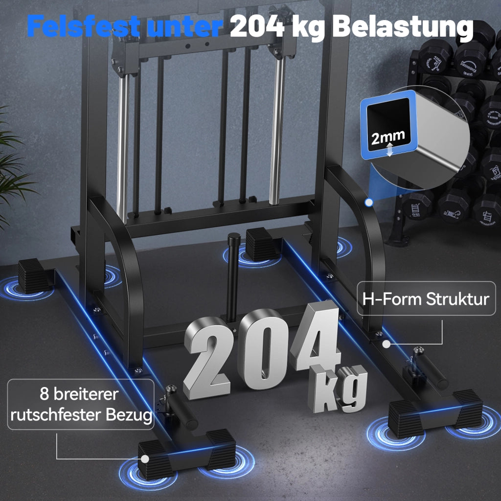Power Tower Dip Station - Xylo - Stazione Multifunzione per Trazioni e Dip 204kg