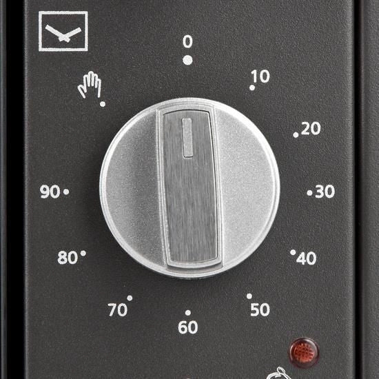 Girmi FE58 Grancotto 58 Forno Elettrico Ventilato 58 L 1800 W Girarrosto Termostato 40 300°C Timer 90 min colore Grigio