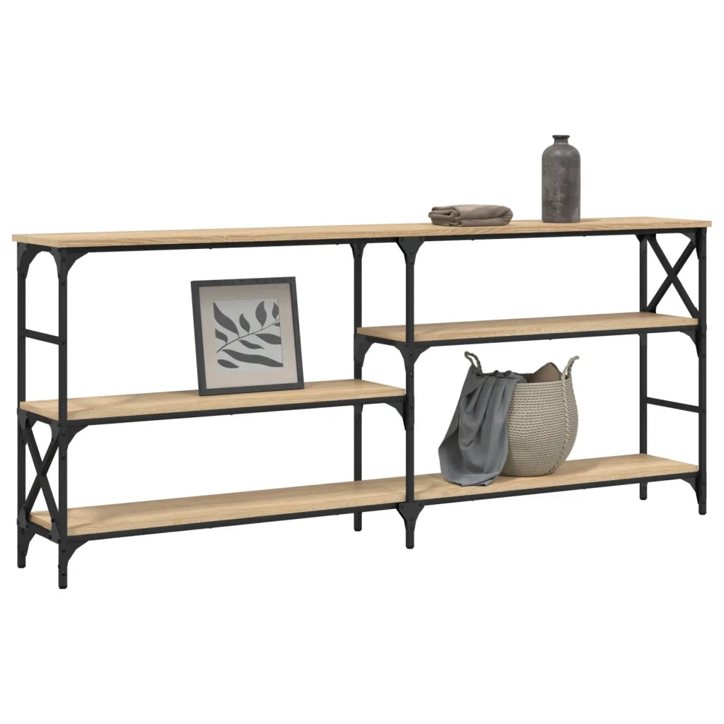 Tavolo Consolle | Tavolo d'Ingresso Rovere Sonoma 180x29x76,5 cm Legno Multistrato
