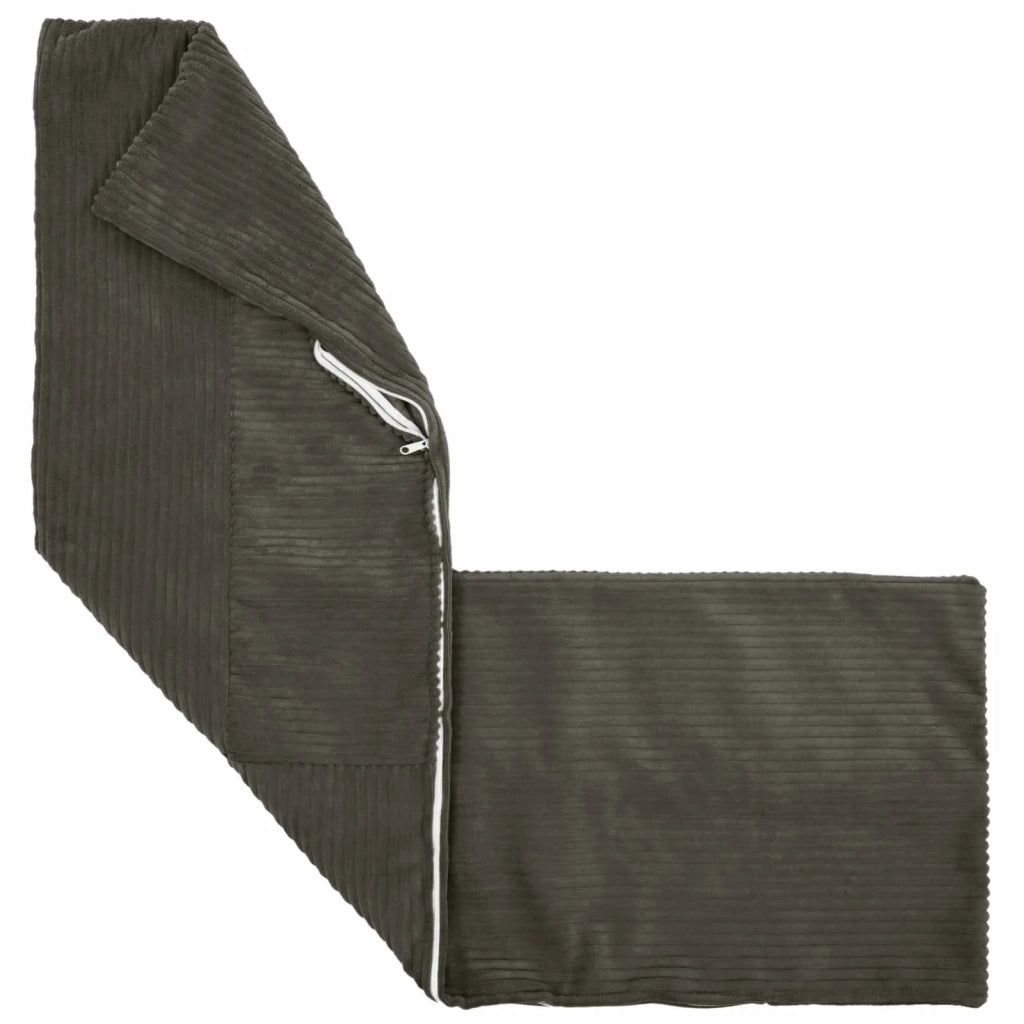 Federa 2 pcs ALMELO Antracite 40 x 145 cm corduroy 914306
