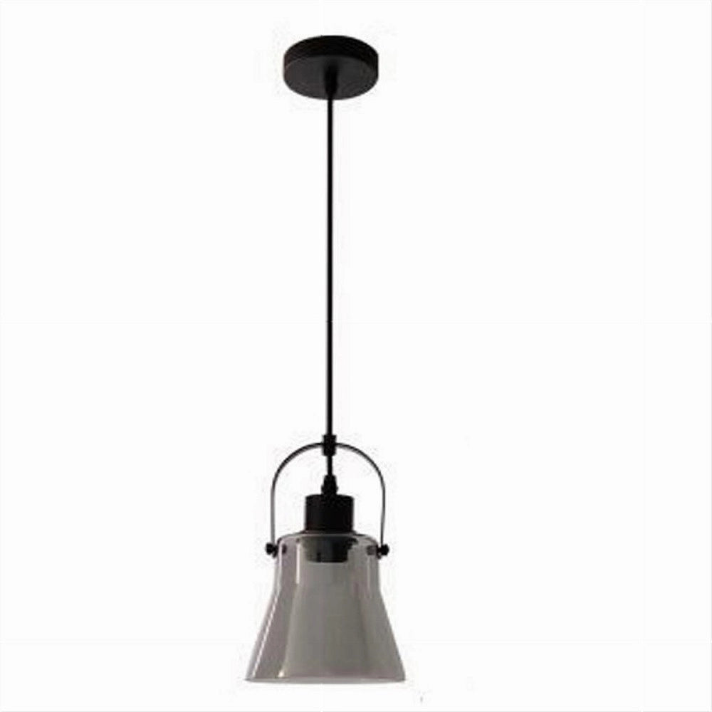 Trade Shop - Lampadario A Sospensione Con Paralume In Vetro Lampada Moderna Attacco E27 Lp-90 -