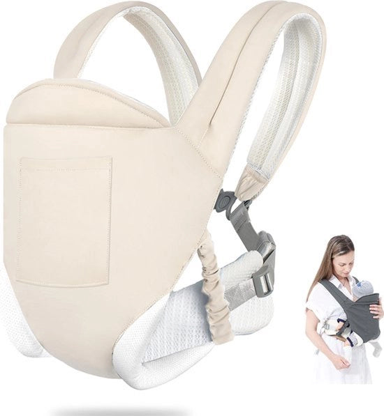 Porta-bambino - Porta-bambino Ergonomico - Porta-bambino da Pettorina - Comodo - Porta-bambino da nascita in poi - Porta-bambino - Porta-bambino per bambini - Tasche di stoccaggio