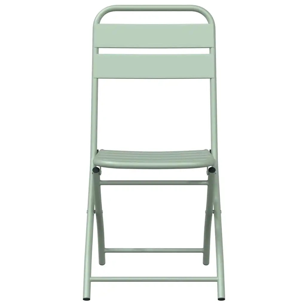 Sedia Pieghevole da Giardino 2 pz | Sedie da Esterno Menta Leggera 42 x 52 x 82cm