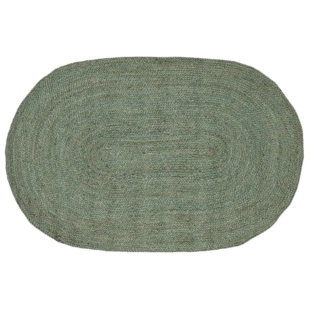 Tappeti per area Verde Oliva 122 x 183 cm Juta