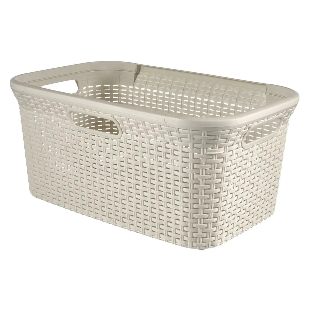 Curver Cesto Portabiancheria Style 45 L Bianco Vintagecod mxl 72046