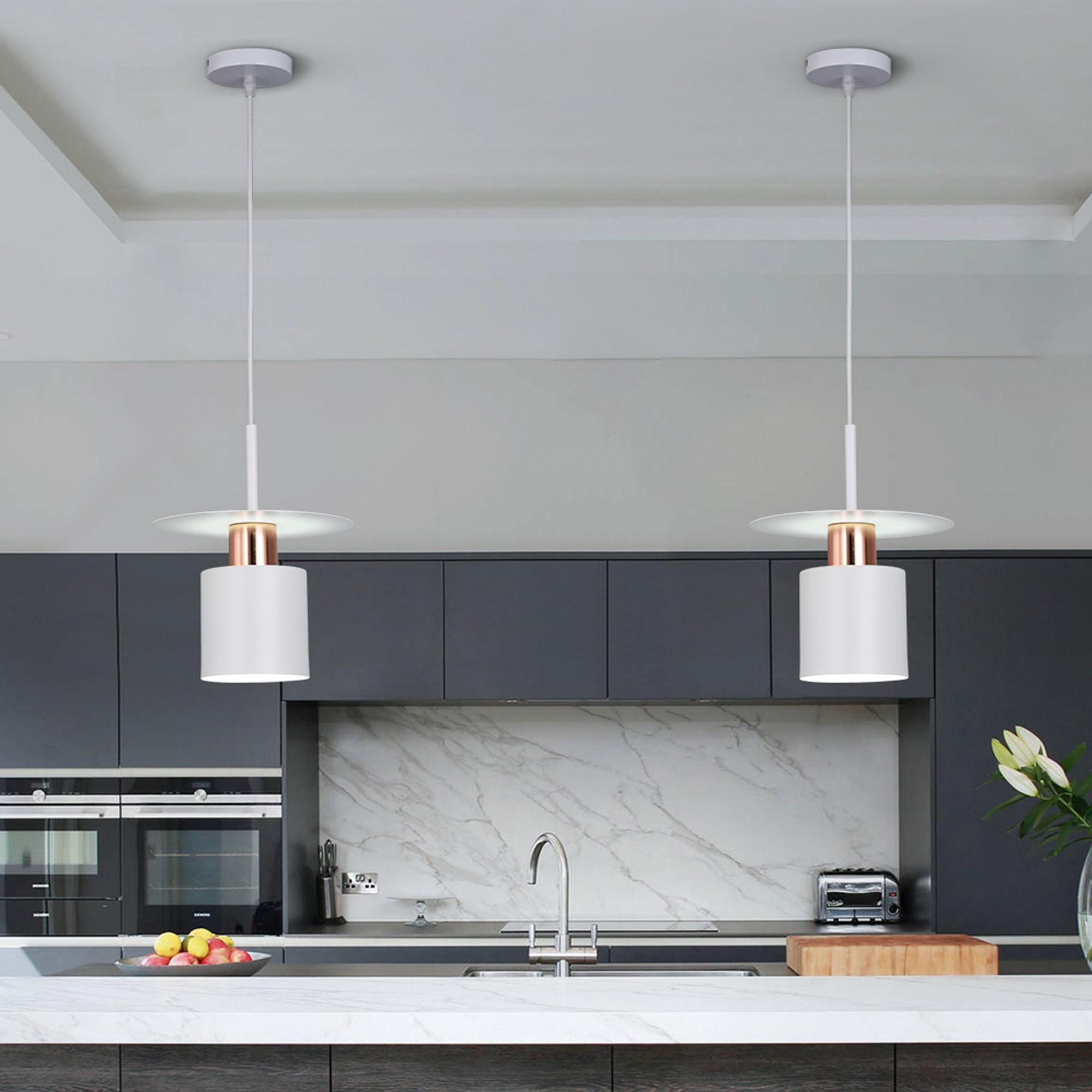 Lampada APP1146-1CP White Rose Gold