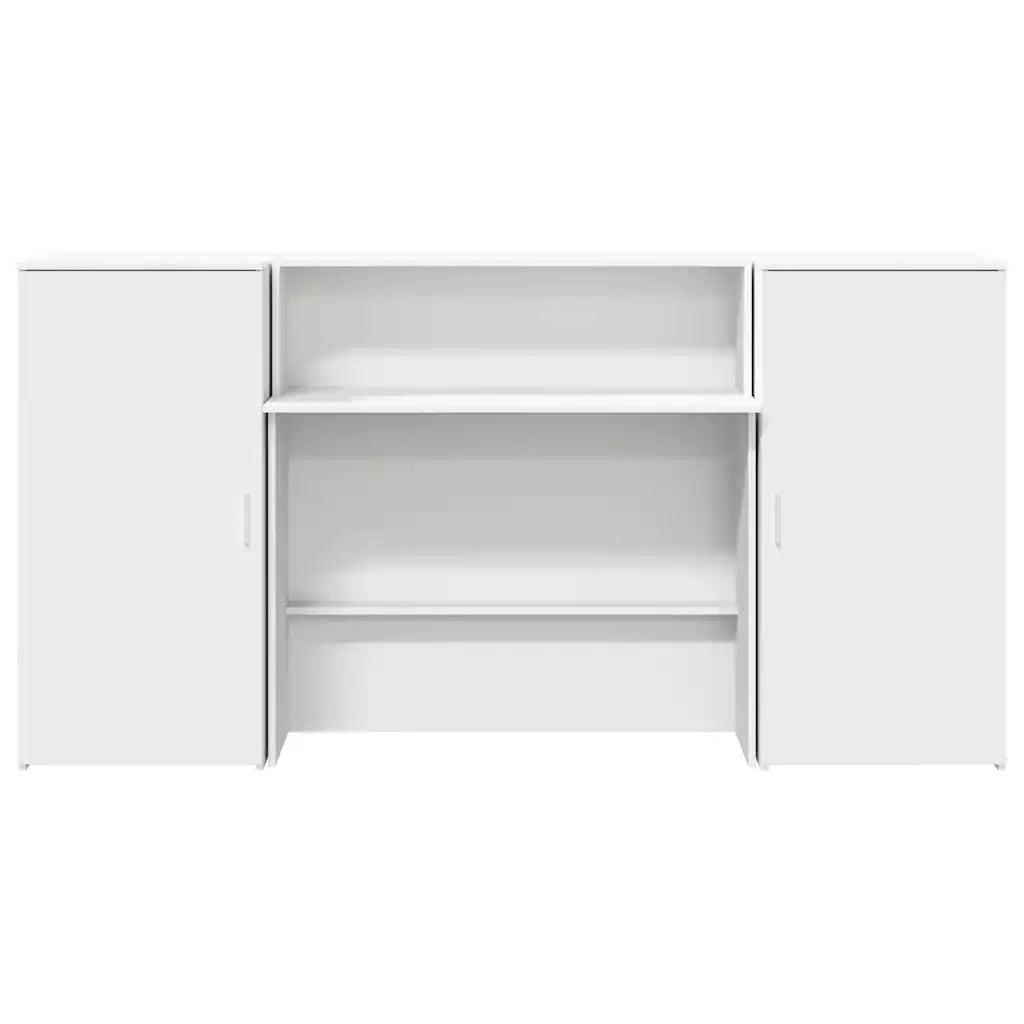 Banco Reception Bianco 200x50x103,5 cm in Legno Multistrato 3324214