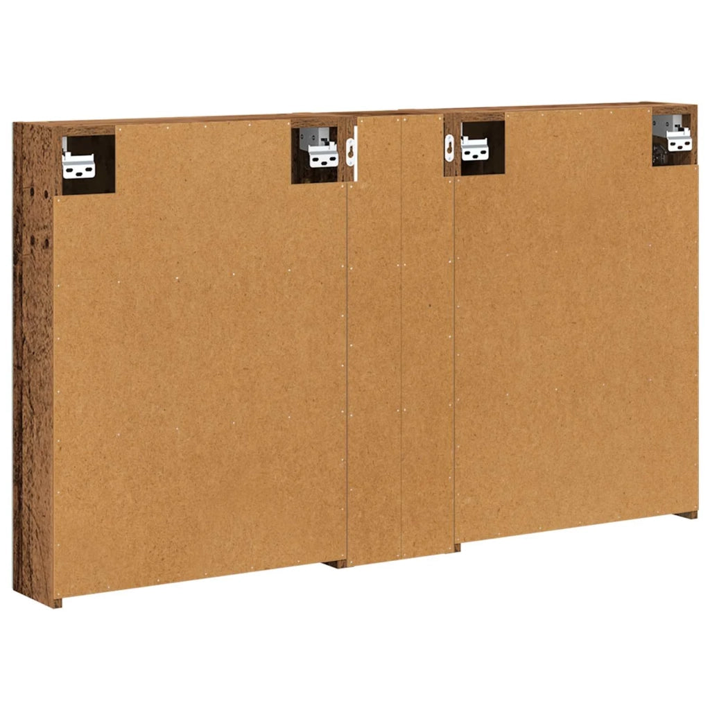 Set di Armadi da Bagno con lo scaffale 3 pcs 120 x 14,5 x 70 cm 3403750