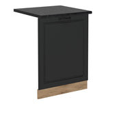 Pannello frontale della lavastoviglie R-Line Antracite rustico/Rovere dorato 60 cm, PL Antracite Vicco