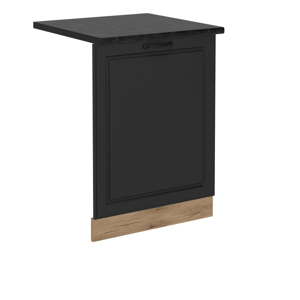 Pannello frontale della lavastoviglie R-Line Antracite rustico/Rovere dorato 60 cm, PL Antracite Vicco