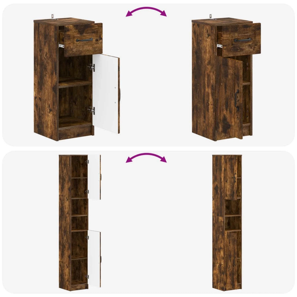Set di armadietti da bagno in 3 pezzi UTRECHT 3417896