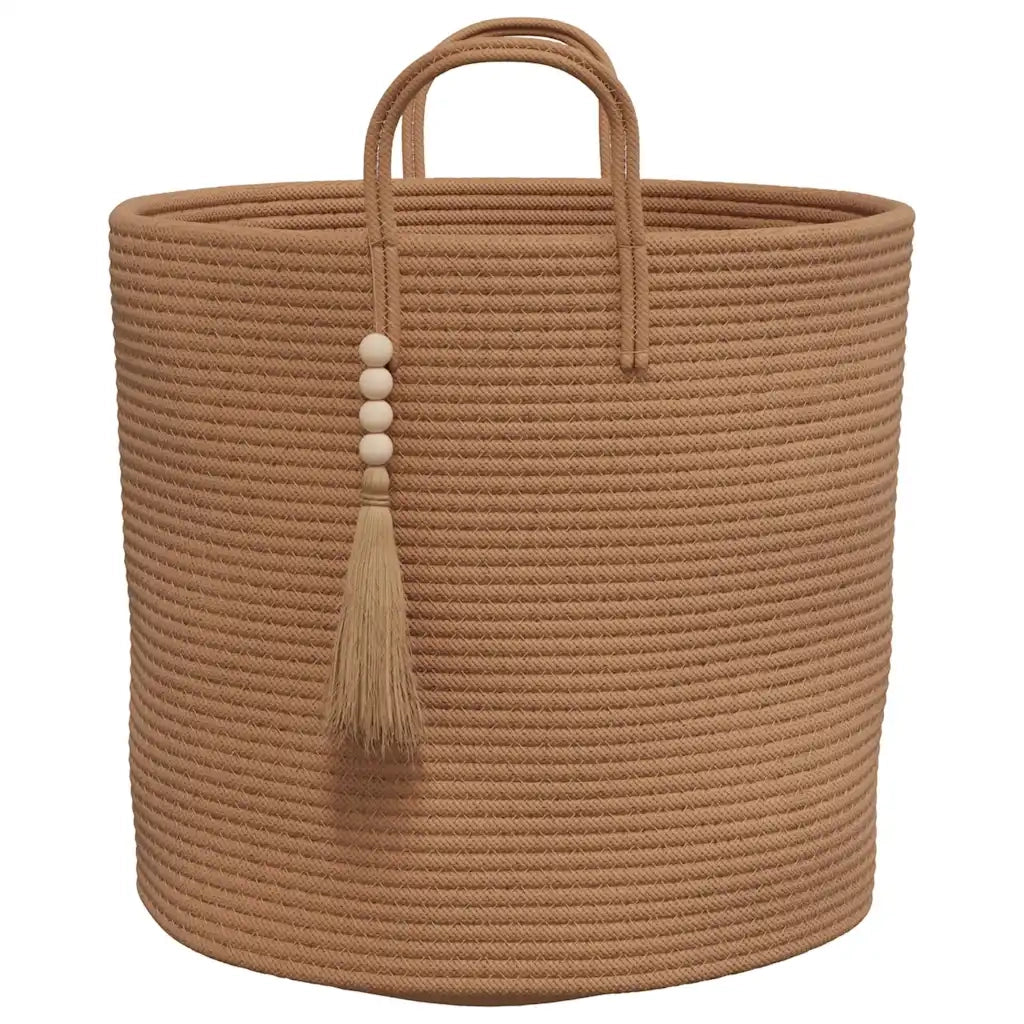 Cestino Portaoggetti Marrone ?40x35 cm in Cotone CFW4332729