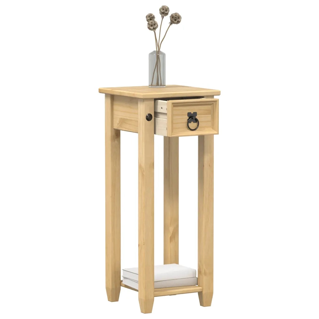 Porta piante | Sostegno per piante Corona 30x30x73 cm in Legno Massello di Pino