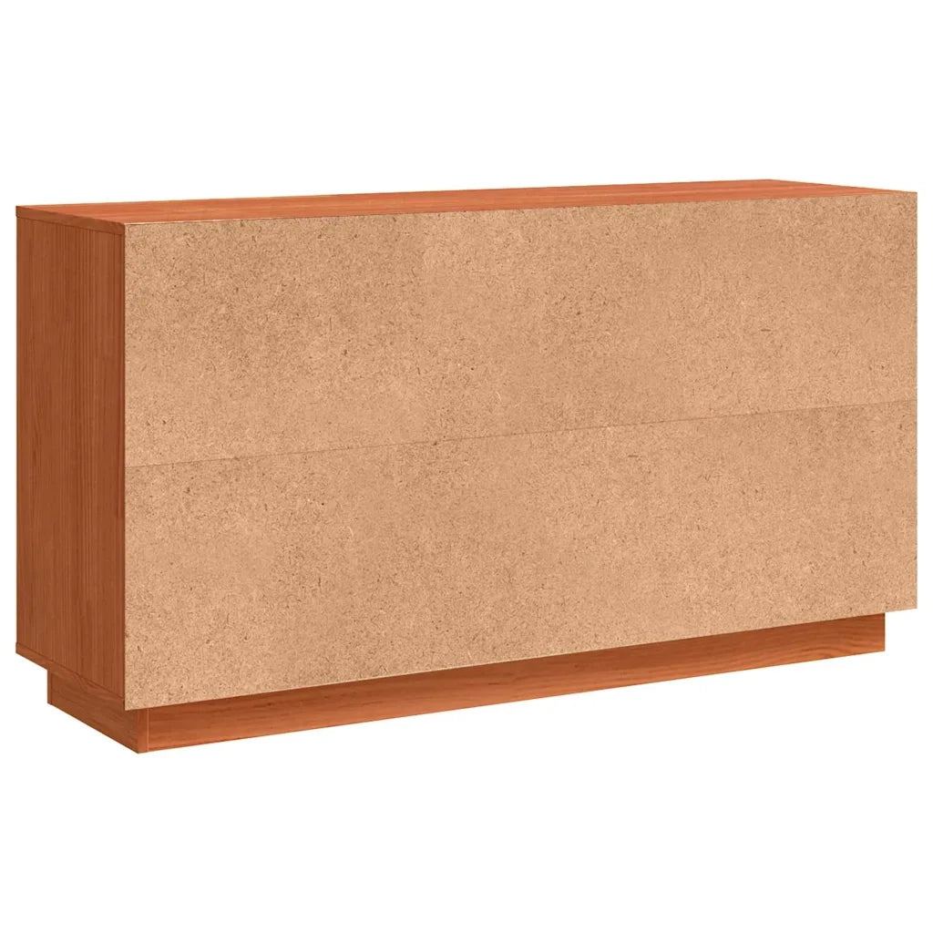 Credenza-Buffet-Armadio da cucina Rovere Marrone 111 x 34 x 60 cm Pino massello