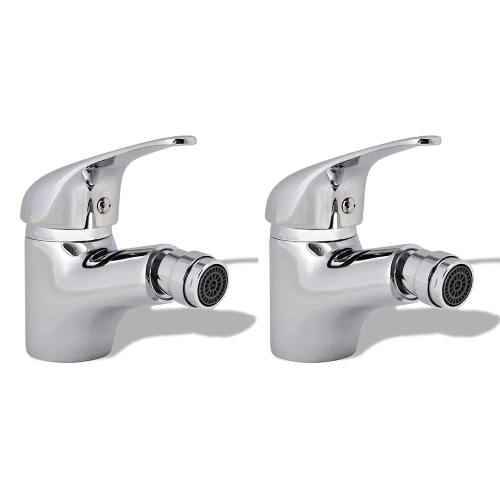 Set di due rubinetti per bidet rubinetto per lavello da cucina finitura cromata 02_0003530