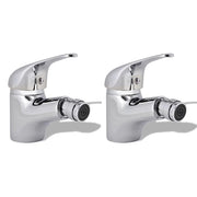 Set di due rubinetti per bidet rubinetto per lavello da cucina finitura cromata 02_0003530