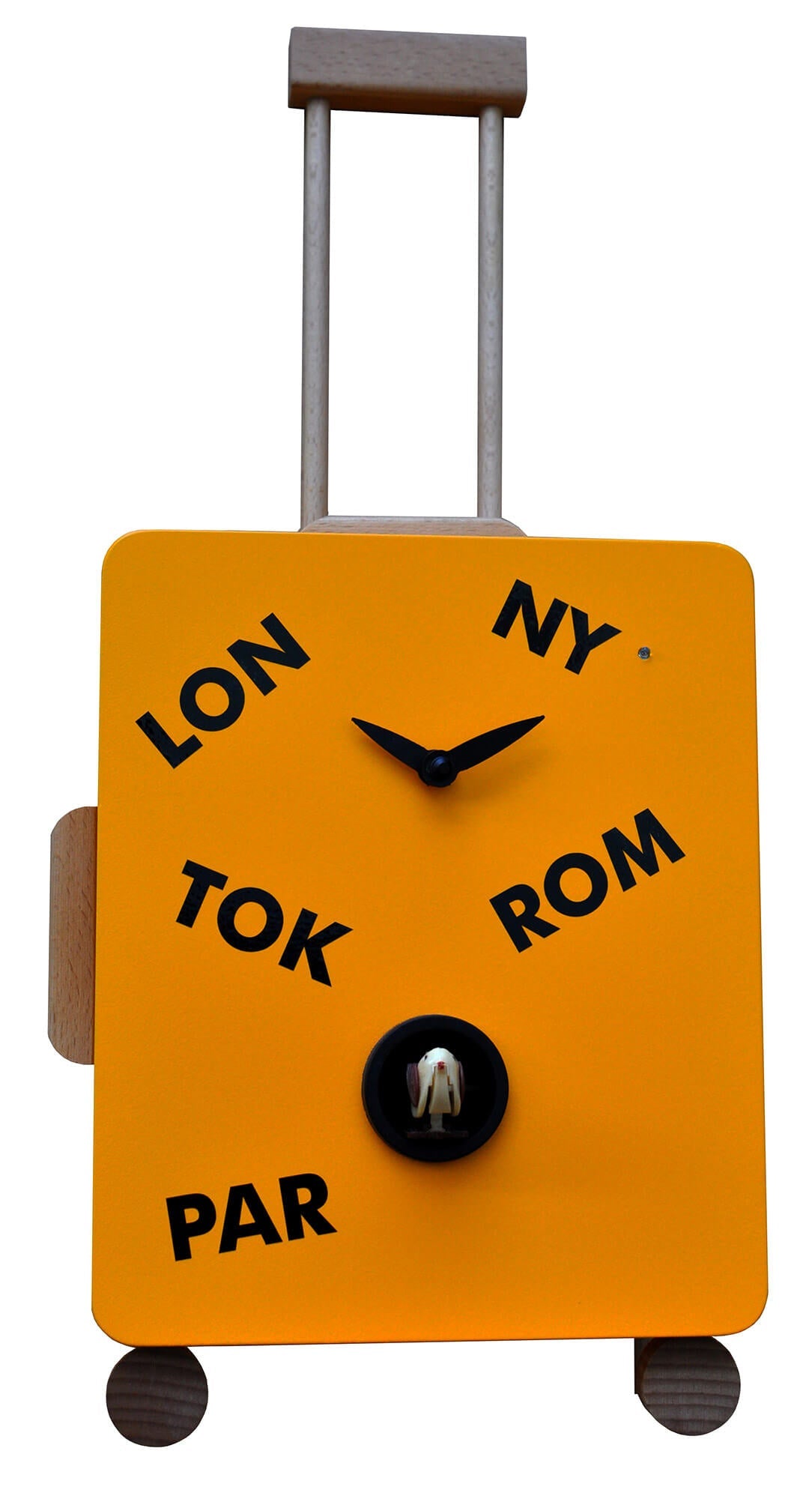 Orologio a Cucù da Parete e Tavolo 21x28x11cm Pirondini Italia Trolley