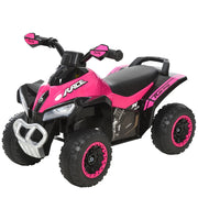 Mini Quad Cavalcabile a Spinta per Bambini con Luci e Suoni Rosa