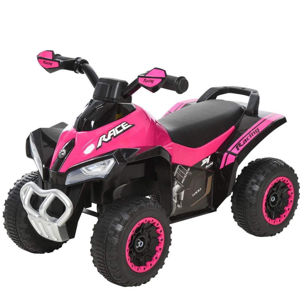 Mini Quad Cavalcabile a Spinta per Bambini con Luci e Suoni Rosa