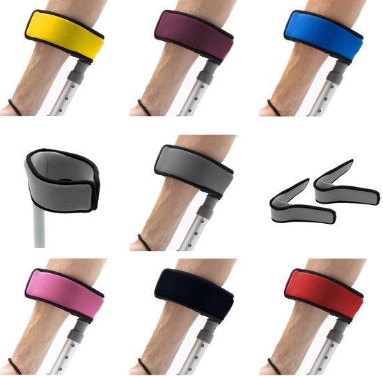 Manubrii di protezione morbidi in neoprene - Coperture guantate - Comfortevoli - Protezione - Adatti per sedie a rotelle - Larghezza manubrio superiore 4 cm - Coperture per sedie a rotelle