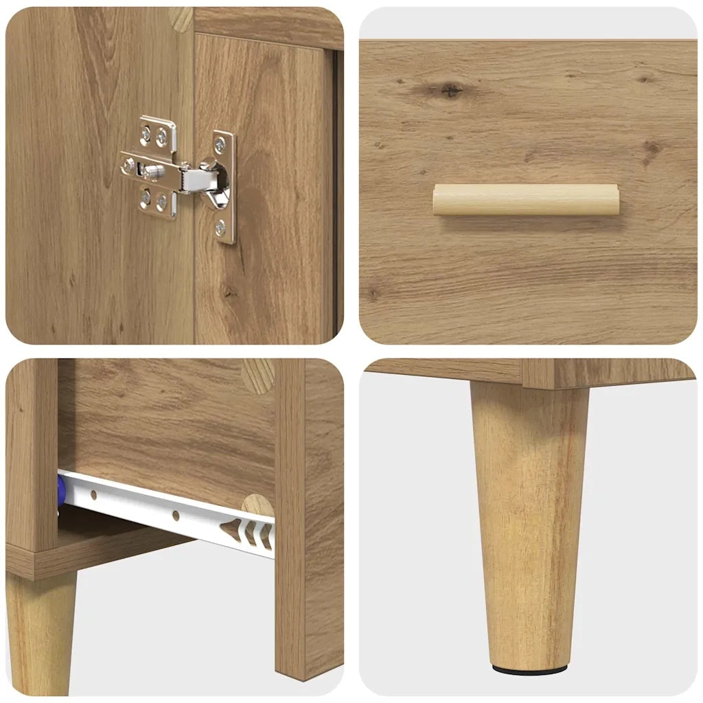 Credenza Rovere artigianale 70 x 31 x 115 cm 880852