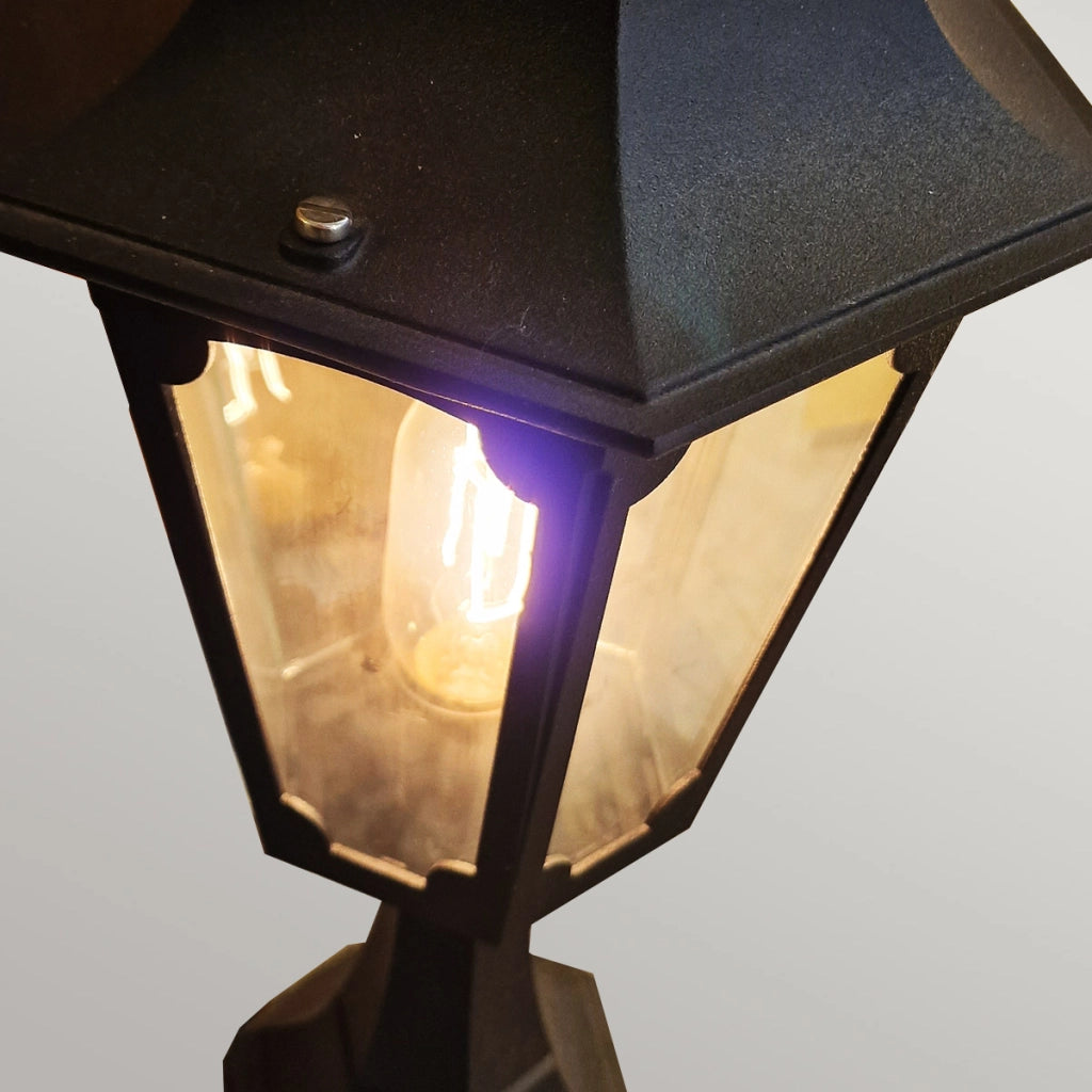 Lampada da esterno a stelo E27 60W Chapel Elstead nera