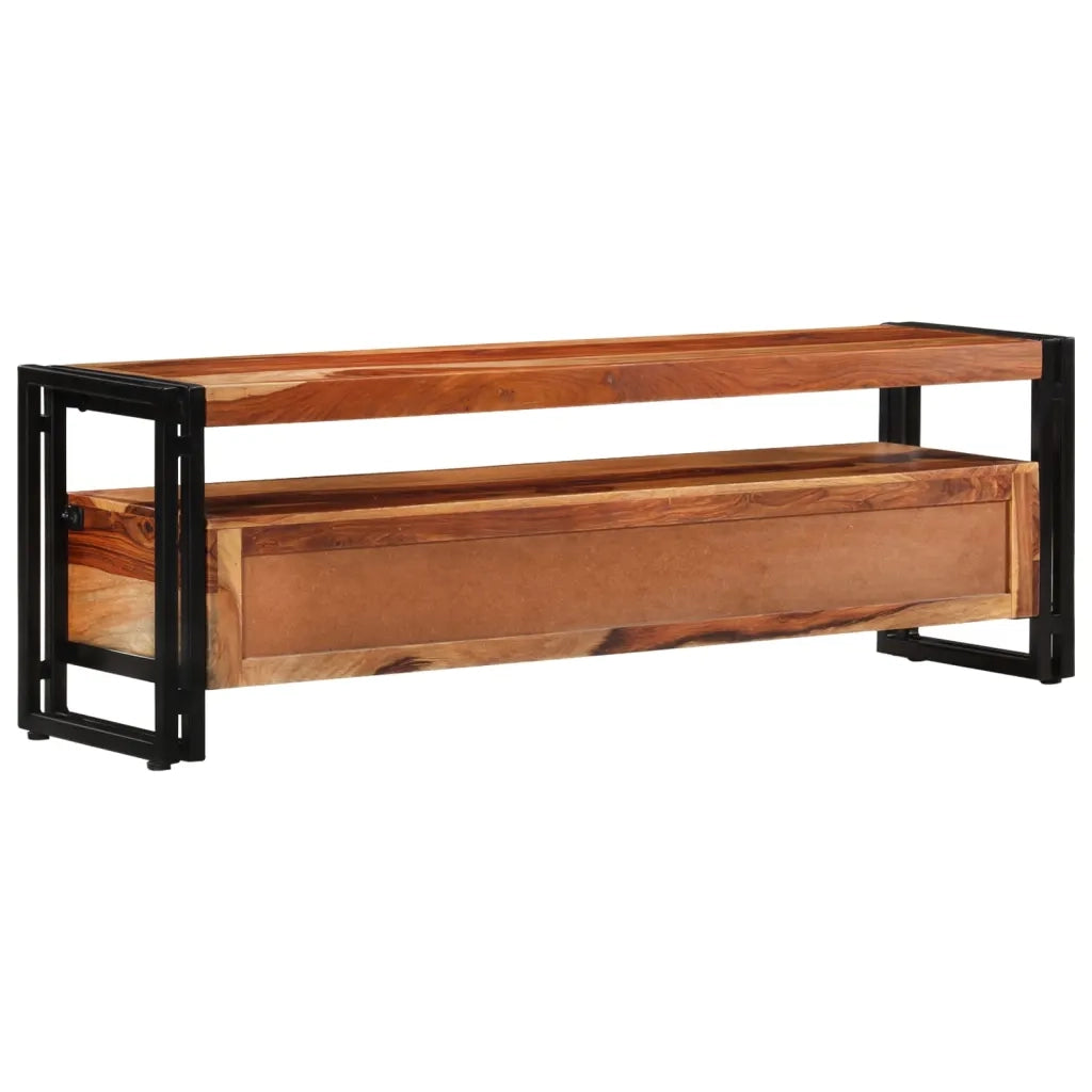 Mobile Porta TV 120x30x40 cm in Legno Massello di Sheesham cod mxl 13494