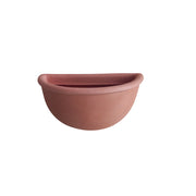 Garden Italia GERLA Vaso a Parete / Basket Liscio 32×16×20 cm in Resina – Made in Italy, Leggero e Antiurto, 100% Riciclabile Colore: IMPRUNETA