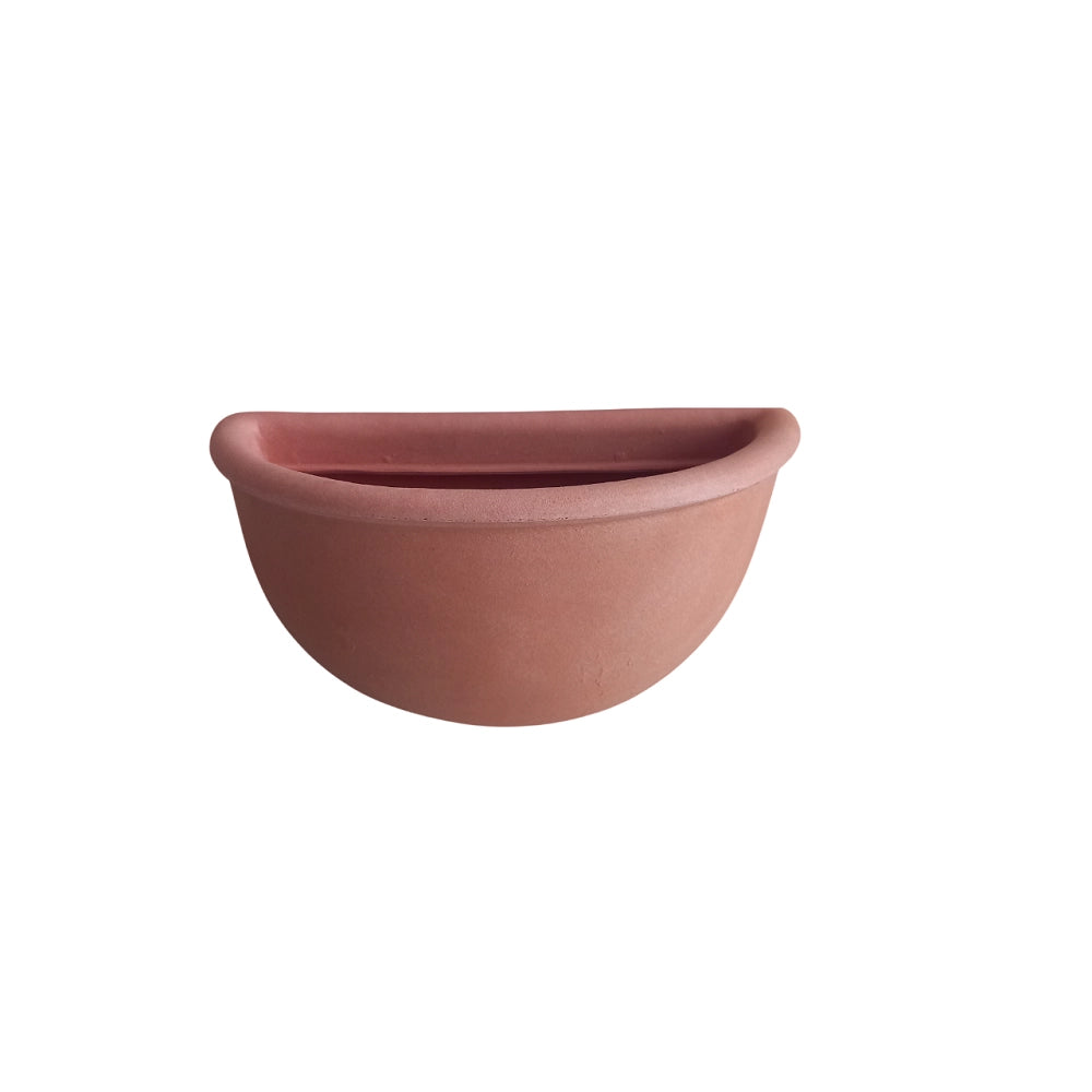 Garden Italia GERLA Vaso a Parete / Basket Liscio 32×16×20 cm in Resina – Made in Italy, Leggero e Antiurto, 100% Riciclabile Colore: IMPRUNETA