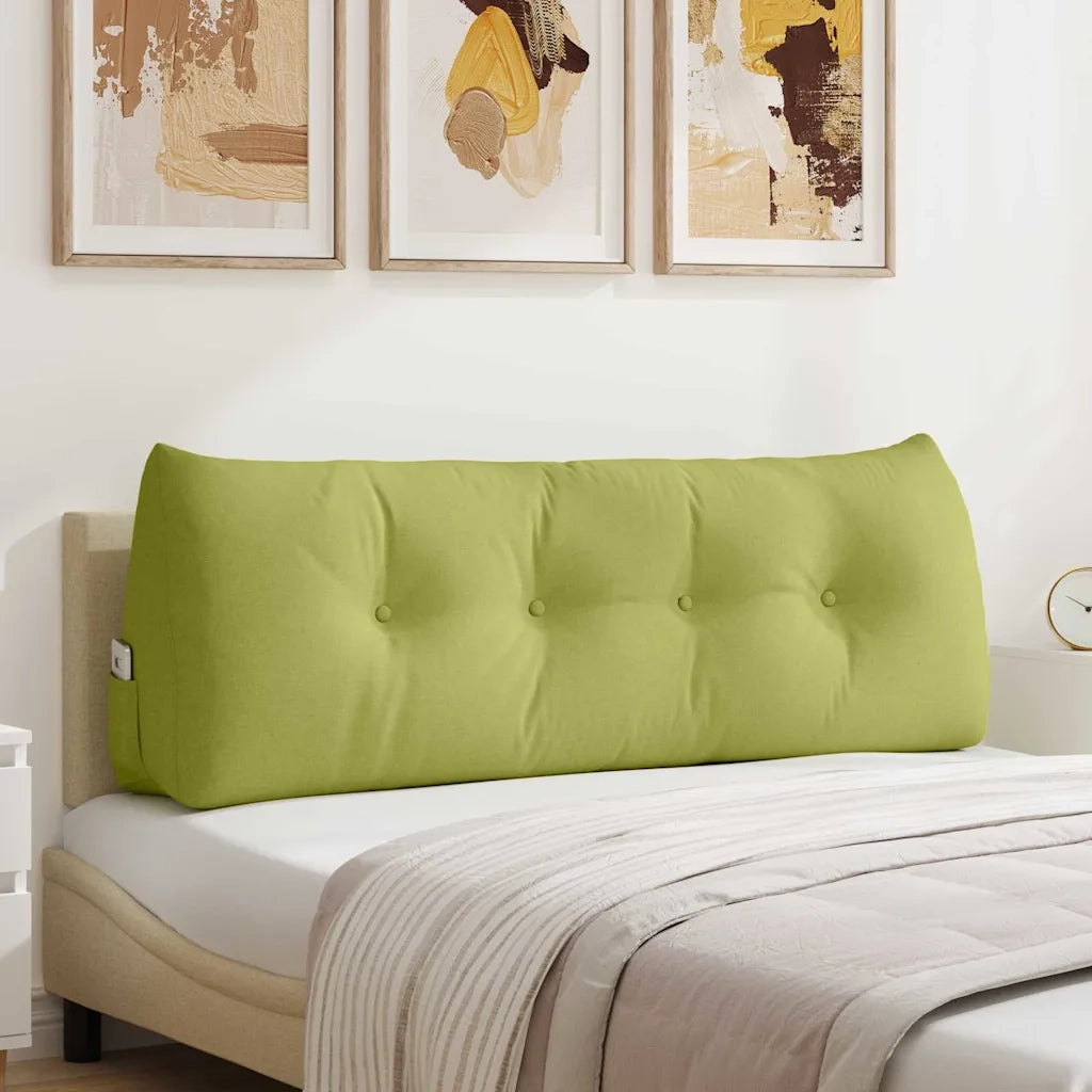 Cuscino per Schiena | Cuscino dorsale Verde chiaro 140 x 24 x 50 cm Tessuto
