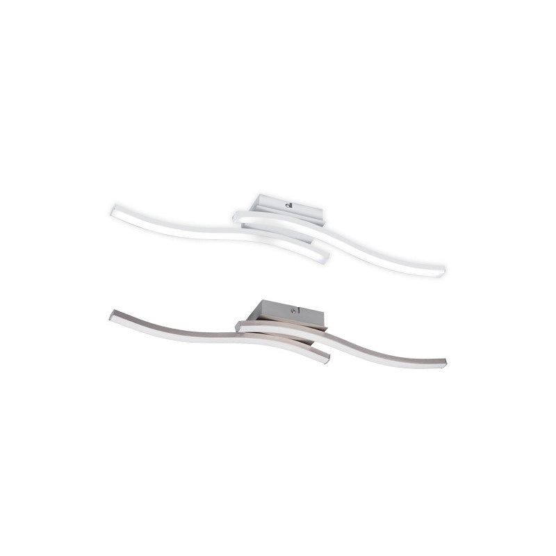 Plafoniera LED Route 2 Bacchette Nichel – 10W, 1200 lm, 4000K – Trio Lighting