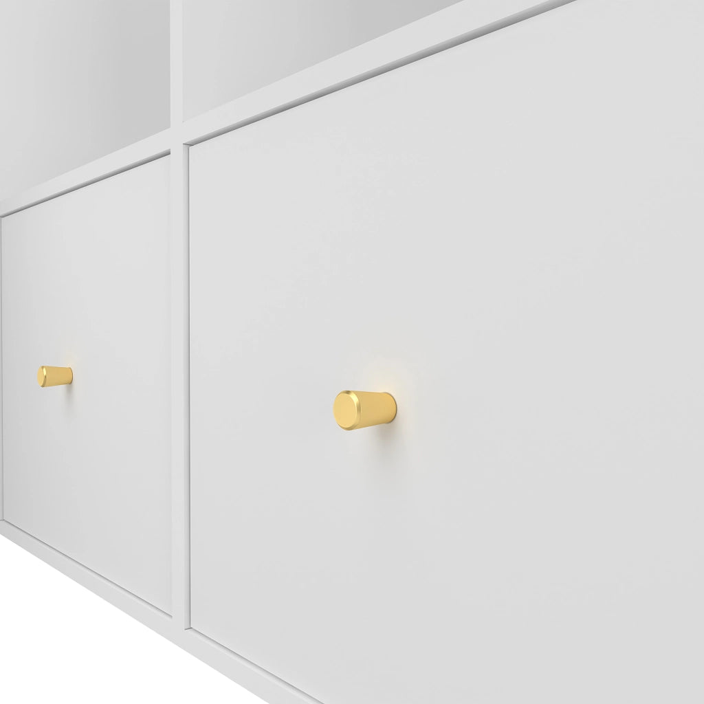 Scrivania girevole a 360° in MDF bianca