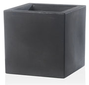 Vaso 30x30x30cm in Resina Tulli Schio Cubo Essential 30 Antracite