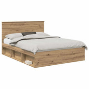 Letto matrimoniale | Letto per adulti | Struttura del letto Rovere Artigianale 150 x 200 cm