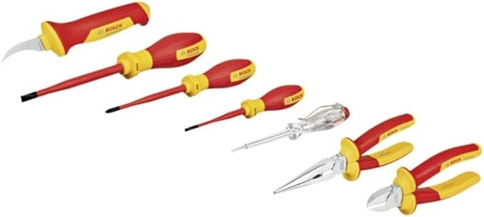 Set Utensili Manuali Bosch Professional VDE 7 Pezzi 1600A02NG3 Isolati 1000V