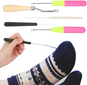 Set di 5 ganci curvi per capelli - Gereedschap per dreadlocks - Vlecht/Haken - Manicure a mano - Alta qualità - Gancio per capelli