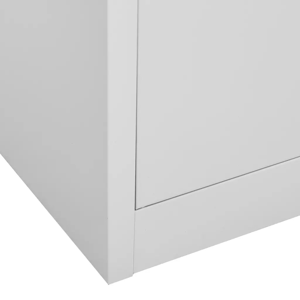Armadio per Ufficio Grigio Chiaro 90x40x180 cm in Acciaio cod mxl 50094