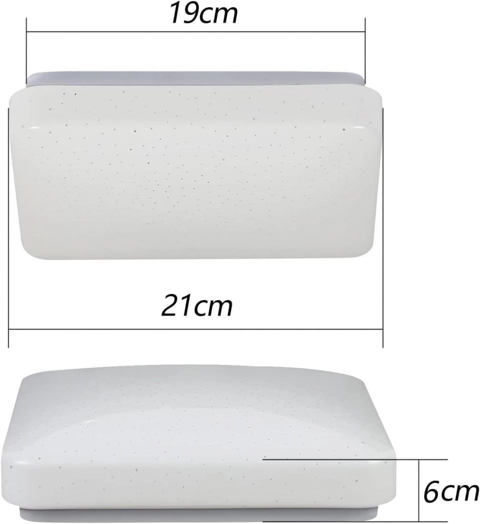 ZMH Lampada da soffitto plafoniera LED moderna forma stella 21 cm per soggiorno camera letto